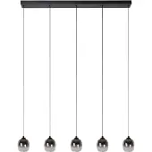 Lucide Lampe suspendue à 5 lumières Tamino Noir