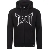 TAPOUT Veste de survêtement 'Marfa' noir / blanc