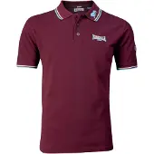 Lonsdale T-Shirt beige clair / bleu marine / bourgogne