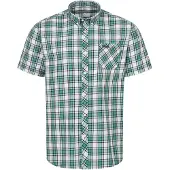 Lonsdale Chemise 'Brixworth' vert / noir / blanc