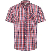 Lonsdale Chemise ' BRIXWORTH ' bleu / rouge / blanc