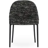 Kartell Eleganza Ela Chaise - Tissu Melange Black|Black