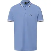 BOSS pour homme. 50469055 Polo bleu Paddy (M), Casuel, Coton, Manche courte