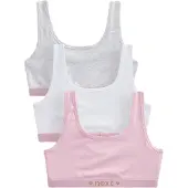 Next Haut gris chiné / rose / blanc