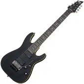 Schecter Demon 7 Fr Aged Black Satin