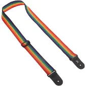 Planet Waves PWS111 - Sangle de guitare en polypropylène, coloris arc-en-ciel