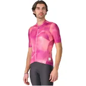 Castelli #giro Espresso Short Sleeve Jersey Rose M Homme
