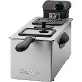 Clatronic Friteuse en acier inoxydable 3L avec vitre FR 3587