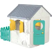 DOLU Maisonnette de jardin pour enfants avec clôture