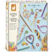 Janod jouets créatifs - Scoubidou Peace & Love Kit de bricolage pour enfants