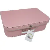 Gerkimex Set de valises en carton Playwood rose - Coffre à jouets 3 pièces