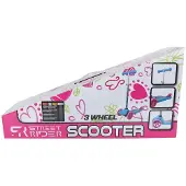 Street Rider 3-Wheel Scooter - Volant réglable - Rose - Pour les enfants à partir de 3 ans - Max. 50 kg