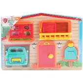 Playgo Ontgrendel en Ontdek Speelbord Hout Huis