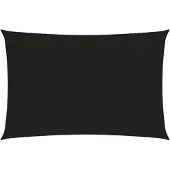 vidaXL Voile de parasol tissu oxford rectangulaire 5x7 m noir