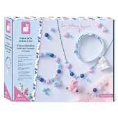 Janod set de bricolage de bijoux - bricoler 3 bijoux en forme d'animaux pour enfants