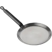 HorecaTraders Poêle à crêpes | Tôle d'acier | Ø18cm | Gaz, électrique, induction, four