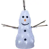 Star Trading Star 587-05, bonhomme de neige acrylique LED 'Crystal Snowman'