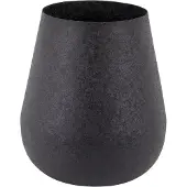 Present Time texturierte metallvase boaz