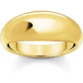 Thomas Sabo Bague 'Ring Klassisch Vergoldet' or