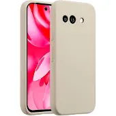 Accezz Coque Liquid Silicone pour Google Pixel 9A - Stone