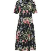 Goldner Robe d’été bleu / vert foncé / rose ancienne / noir