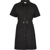 Apricot Robe-chemise noir