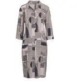 Goldner Robe-chemise gris / noir