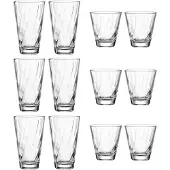 Leonardo Ensemble de Verres Leonardo Twist (12 pièces)