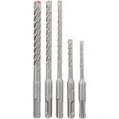 Bosch Foret Sds-plus Pour Mur -5x 5/6/6/8/10 Mm 5 Unités
