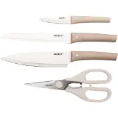 Homey's Vitt Set de cuisine 4 pièces