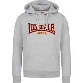 Lonsdale Sweat-shirt 'Classic' jaune / gris / noir