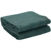 vidaXL Tarp De Camping Anthracite 4x2 M Vert Polyéthylène 4 X 3,5 M