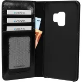 Mobiparts Excellent Wallet Case Samsung Galaxy S9 Jade Black (Samsung Galaxy S9), Coque pour téléphone portable, Noir
