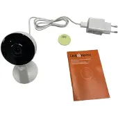 LINK2HOME Caméra intérieure orientable connectée wifi, filaire