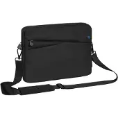 Pedea Pochette pour tablette "Fashion" 32,8 cm (12.9"), noir/bleu (12.90"), Sac pour notebook, Bleu, Noir