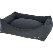 Kerbl Kuschelbett Platin Ortho (Farbe grau, 80 x 60 x 25 cm, waschbar) 80478