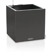Lechuza Jardinière CANTO Stone 40 LED Low ALL-IN-ONE 40x40 cm