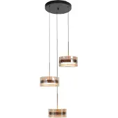 Highlight Suspension Enzo 3 lumières rondes