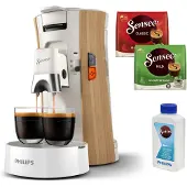 Philips Machine à café à dosettes Senseo Select Plus Eco Conscious CSA240/05 1450 W Bamboo