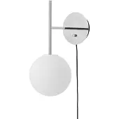 Audo Copenhagen Applique Murale , TR Bulb Suspended, dimmable, Blanc, Salon / séjour, Verre, Design