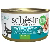 Schesir thon avec sériole (gelée) pâtée pour chat (boîte)