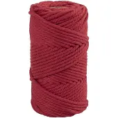 Creativ Company Macramee Cordon rouge 4 mm 55 m Coton Bricolage