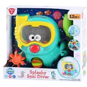 Playgo Jouet de bain avec phoque éclaboussant et masque de plongée