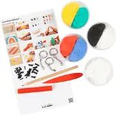 Creativ Company Kit de bricolage Modeler des figurines en Silk Clay, matériel et instructions inclus