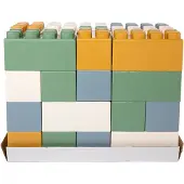 Cavallino Blocs de construction XXL Couleurs pastel - 45dlg.