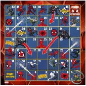 Lobbes Jeu de société « Spiderman : Échelle et serpent » pour les enfants et toute la famille