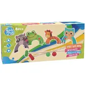 Eddy Toys Jeu de croquet sur le thème des animaux, à jouer en extérieur