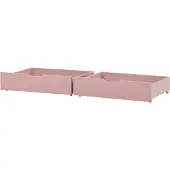 Hoppekids Tiroirs av. Roulettes - 2 pces - 70x160 cm - Pale Rose - - UneTaille - Tiroir