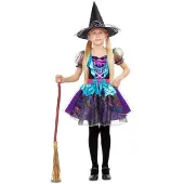 MOM Costume De Sorcière Avec Des Paillettes