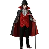 Atosa Vampire Men Costume Rouge M-L Enfants